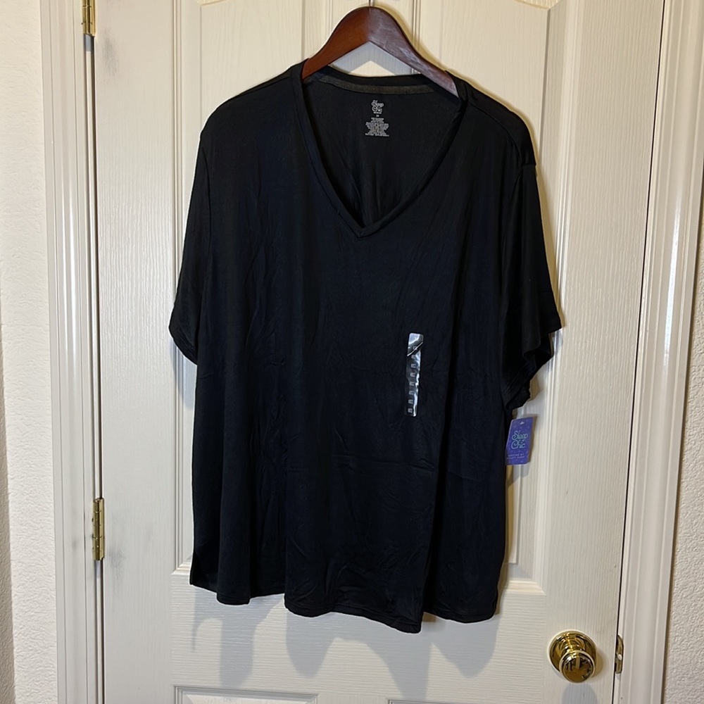 #NWT COMFY SLEEP CHIC BLACK S/S PJ TEE TOP